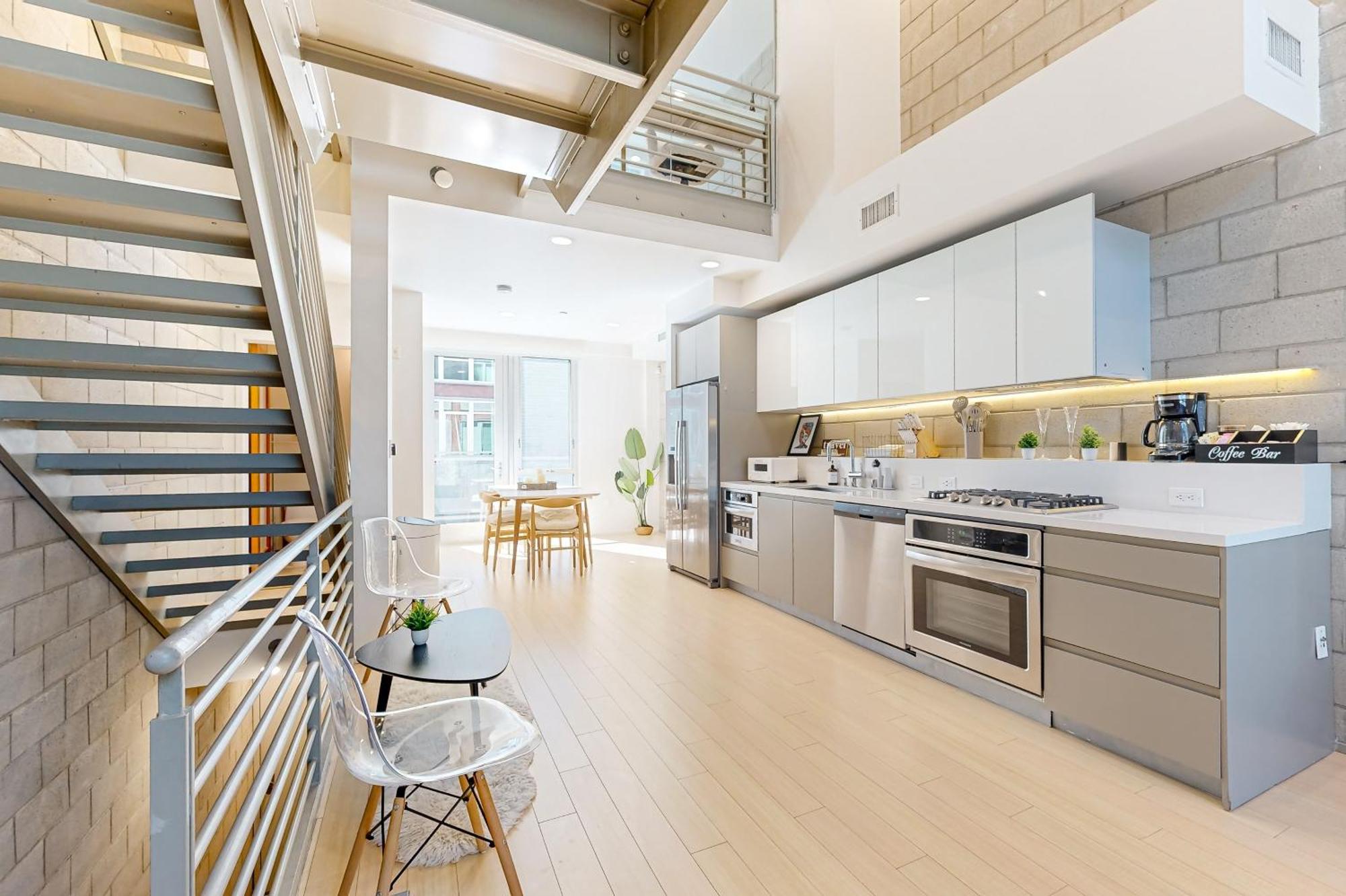Modern Loft-Style Townhouse In Los Angeles Exteriér fotografie