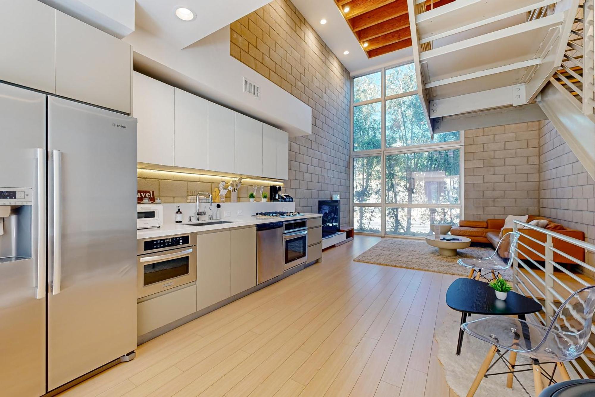 Modern Loft-Style Townhouse In Los Angeles Exteriér fotografie